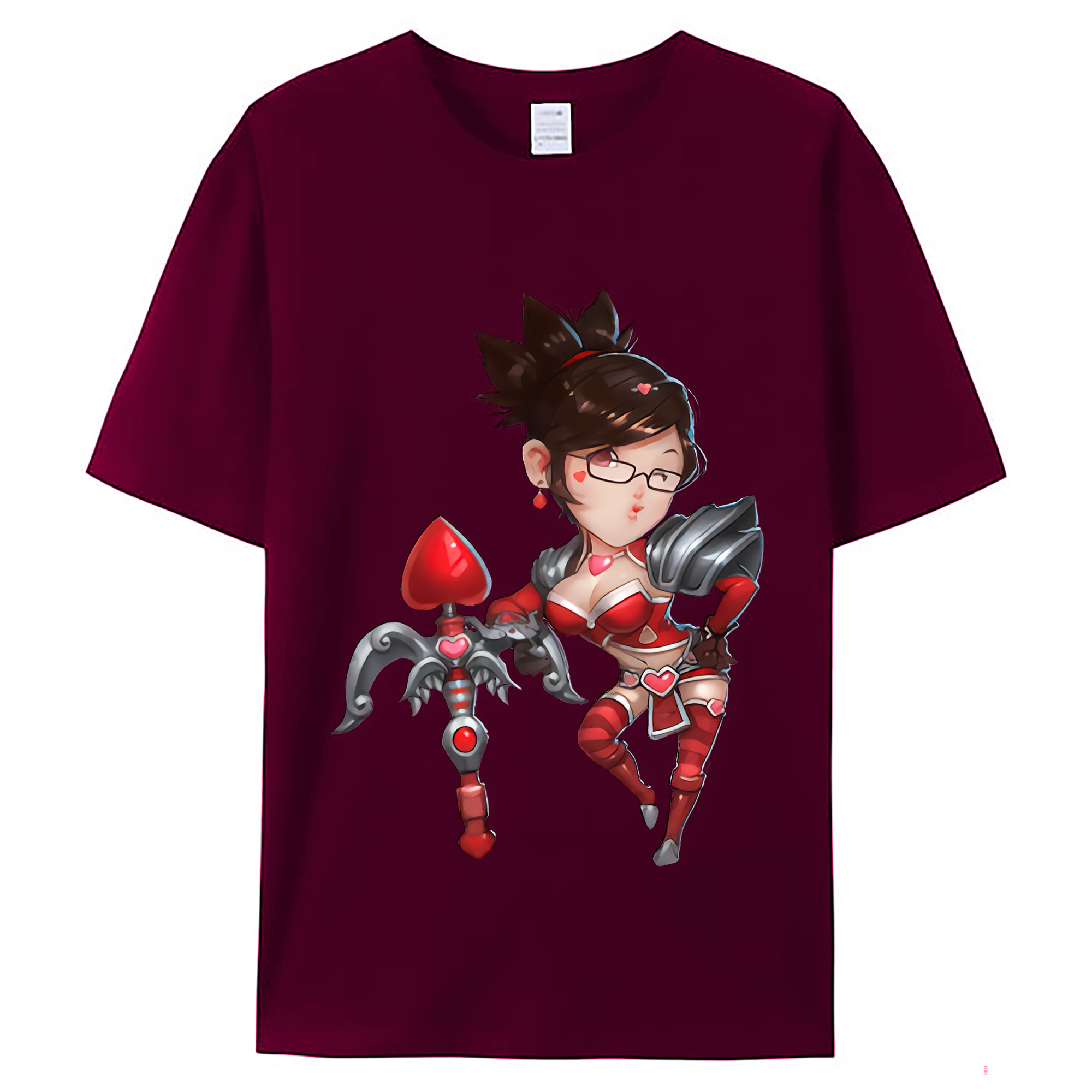 （画像用） リーグ・オブ・レジェンド League of Legends LOL レディースカジュアルプリントTシャツ（綿100％）